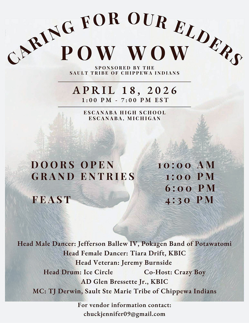 Escanaba Powwow April 18 2026