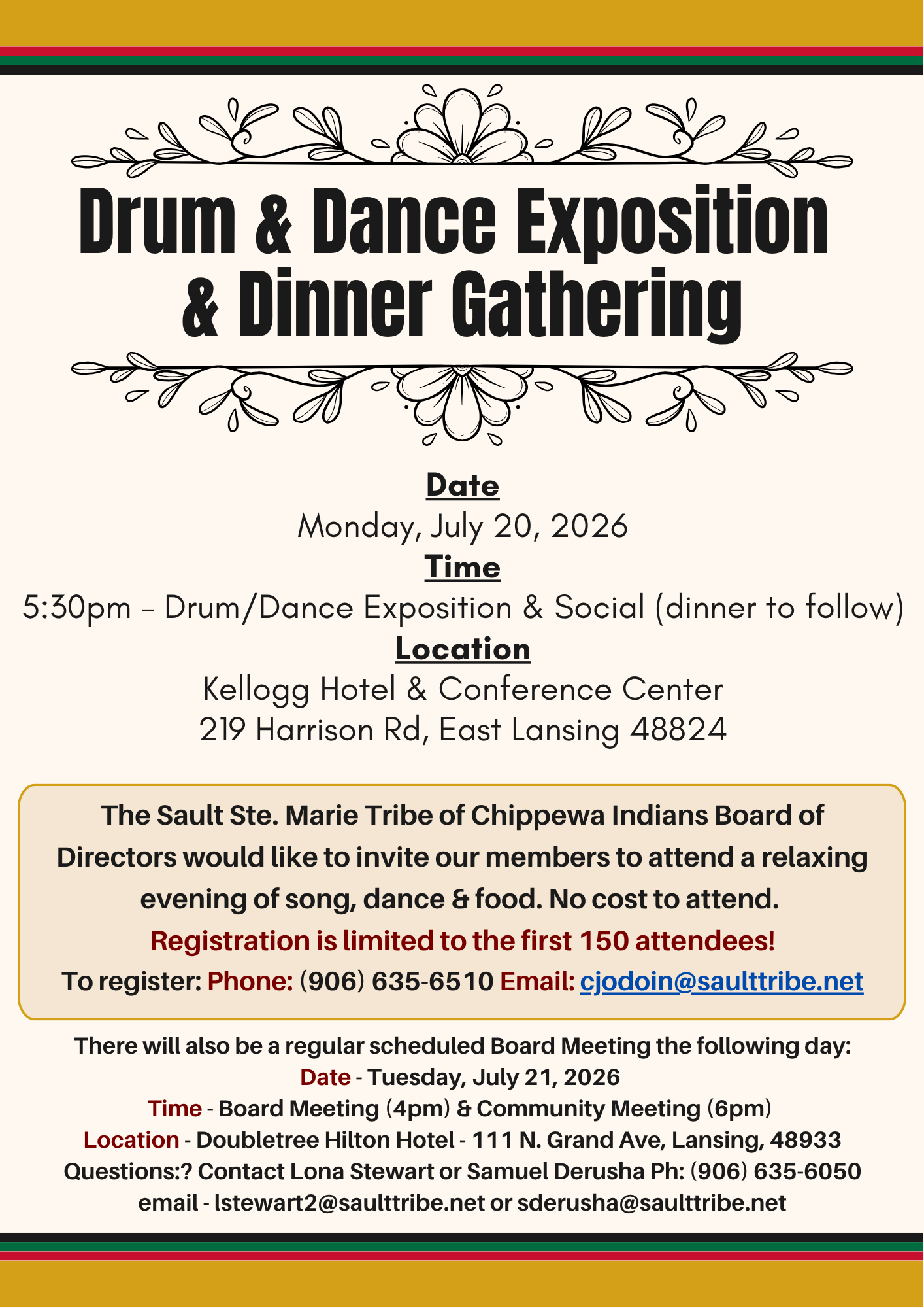 Lansing Cultural Event Flyer